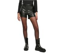 Women's leatherette shorts Urban Classics Noir M