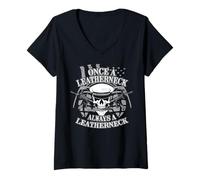 Womens Leathernecks Once A Leatherneck Always A Leatherneck V-Neck T-Shirt