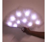 Women's Led Feather Fan Belly Dance Prop For Stage Performance And Wedding Party Show