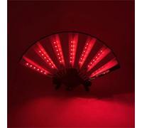Women's Led Luminous Fan Silk Prop For Stage Performance And Rave Festival Dance Show