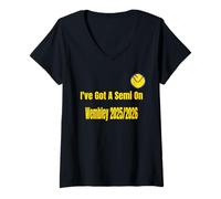 Women's Leeds I've got a semi on V-Neck T-Shirt