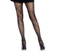 Womens Leg Avenue Black Doll Net Sally Tights