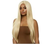 Womens Deluxe Glamour Doll Style Extra Long Blonde Wig