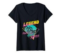 Womens Legend Since April 1945 V-Neck T-Shirt