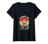 Womens Legendary Since 1978 Vintage Retro Skirt Men Women V-Neck T-Shirt