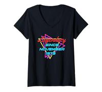 Womens Legendary Since November 1973 V-Neck T-Shirt