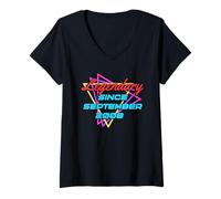 Womens Legendary Since September 2008 V-Neck T-Shirt