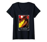 Womens Legends The Dragon V-Neck T-Shirt