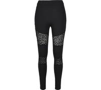 Women's Legging Urban Classics flock lace inset Noir M
