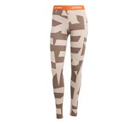 adidas Women's Multi Synthetic Base Layer Tights, Wonder Taupe, S