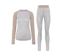 Women's leggings and long-sleeve t-shirt set Kari Traa Kaia Gris M