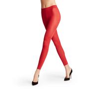 FALKE Women's Pure Matt 50 DEN W Le Semi-Opaque Plain 1 Pair Leggings, Red Scarlet 8228, S