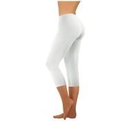 Women's Leggings High Waist Yoga Cropped Pants Leggings Buttery Soft Elastic Opaque Tummy Control Yoga Stretchy Pants Workout Gym 3/4