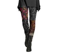 Womens Leggings High Waisted Tunics for Leggings for Her Workout Running Women's Autumn and Winter Leggings Artistic Splash Printed Soft Stretchy Pants Outlet Clearance UK