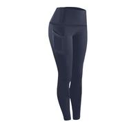 Womens Leggings Hight Waisted Solid Colour Yoga Pants Soft Shapewear Stretch Workout Ladies Skinny Trousers for Yoga Gym Leggings with Pockets Lounge Wear Sports