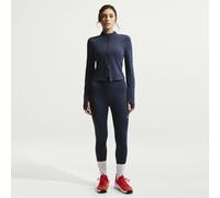 Nike One Women's High-Waisted 7/8 Leggings - Blue - Polyester/Elastane XL (UK 20-22)
