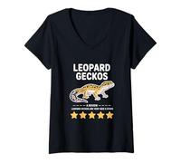 Women's Leopard Geckos are Very Nice! Reptile Lover Leopard Gecko V-Neck T-Shirt