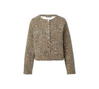 Women's Leopard Print Denim Jacket s.Oliver Marron 44
