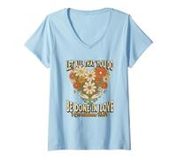 Women's Let All that You Do Be Done in Love 1 Corinthians 16 Bible V-Neck T-Shirt