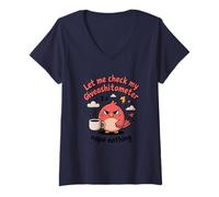 Women's Let Me Check My Giveashitometer V-Neck T-Shirt