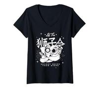 Women's Let The Lion's Energy Guide Your Steps V-Neck T-Shirt