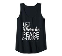 Womens Let There Be Peace Anti War No War Stop Wars Tank Top