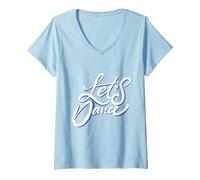 Womens Let's Dance V-Neck T-Shirt