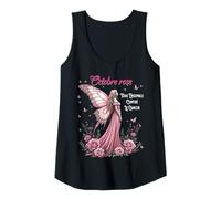 Womens Let's Fight Breast Cancer Together - October Rose Tank Top