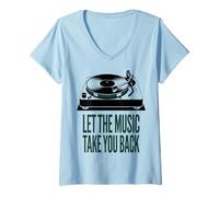Womens Let's Get Crafty with Resin Maker Art V-Neck T-Shirt