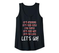 Womens Let's Go Exercise No Excuse Workout Motivational Fitness Tank Top