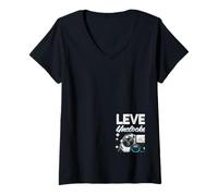 Womens Level 9 Unlocked Awesome Since 2016 9th Birthday Gaming V-Neck T-Shirt