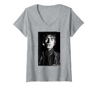 Women's Liam Gallagher Oasis Wonderall By Michael Robert Williams V-Neck T-Shirt