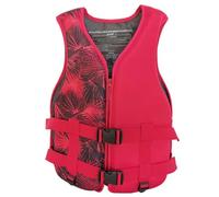 Women's Life Jacket, Life Jacket Adult 100n, Buoyancy Vest Adult Paddleboard Life Jacket with Adjustable Buoyancy, For Swimming, Fishing, Boating, Paddle Board,red,XL