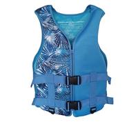 Women's Life Jacket, Life Jacket Adult 100n, Buoyancy Vest Adult Paddleboard Life Jacket with Adjustable Buoyancy, For Swimming, Fishing, Boating, Paddle Board,blue,L