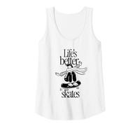 Womens Life's Better in Skates - Roller Skating Funny Quote Tank Top