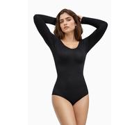 Women's Light Tummy Control Body Shaper Bodysuit in Black | Size: 2XL The hot sale Black 2XL