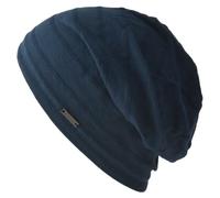 Womens Light Weight Summer Beanie - Mens 100% Cotton Slouchy Beanie Hat Slouch Knit Cap Chemo Headwear Hat Navy M