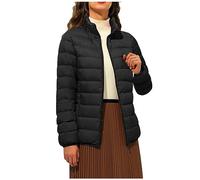 Womens Lightweight Coats Sale Clearance,Ladies Petite Coats Padded Parka Coat Quilted Puffer Jackets Ribbed Warm Winter Lapel Button Outwear Down Coat with Pockets Plus Size