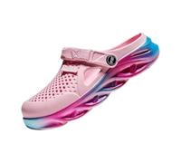 Women's Lightweight Crush Clogs with Cushioned Insole for All-Day Comfort, Slip-On Design for Indoor & Outdoor Use, Easy-Clean Upper Available (6) Pink