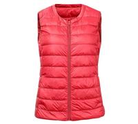 Women's Lightweight Down Gilet Puffer Quilted Puffer Vest Windproof Sleeveless Jacket Zip Sleeveless Waistcoat Ladies Winter Bodywarmers Packable Padded Coat Golf Hiking Cycling 8 10 12 14 16 18 20 22