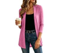 Womens Lightweight Long Cardigans Sheer Mesh Open Front Long Sleeve Jackets Summer Autumn Casual Plus Size Soft Waterfall V Neck Boyfriend Thin Cardigan Ladies Beach Cover Ups