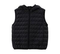 Womens Lightweight Puffer Gilets - Quilted Padded Down Vest, Bodywarmers, Ladies Sleeveless Hooded Zip Up Waistcoat, Windproof Jacket Coat, Packable, Breathable, Hiking Walking Travel Uk M-3XL