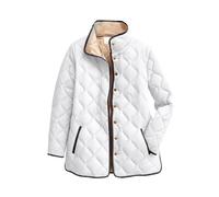 Women's Lightweight Quilted Jacket Large Sizes, Transition Jacket With Zip Warm Lined Winter Jacket Oversized Down Jacket Stand-up Collar Fleece Jacket Solid Casual Jacket Women's Sweatshirt Jacket