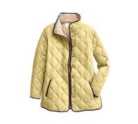 Women's Lightweight Quilted Jacket Large Sizes, Transition Jacket With Zip Warm Lined Winter Jacket Oversized Down Jacket Stand-up Collar Fleece Jacket Solid Casual Jacket Women's Sweat Jacket, light