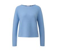 Women's Lightweight Structured Knit Crew Neck COMMA Bleu 34