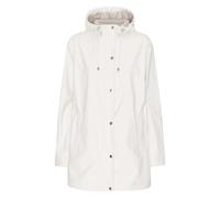 Ilse Jacobsen Rain Womens Short Rubberised Raincoat - Milk Creme 121