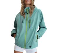 womens lightweight waterproof jacket,rain coat womens Ladies Zip Up Hoodies Lightweight Windproof Portable Rain coats for Women Quick Dry Two Pockets Packable Rain Jacket Women