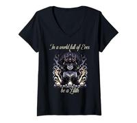 Womens Lilith Tee Shirt In a World Full of Eves be a Lilith V-Neck T-Shirt