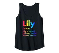Womens Lily Like A Normal Girl Only Cooler Queen First Name Tank Top