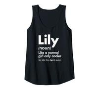 Womens Lily Like A Normal Girl Only Cooler Queen First Name Tank Top